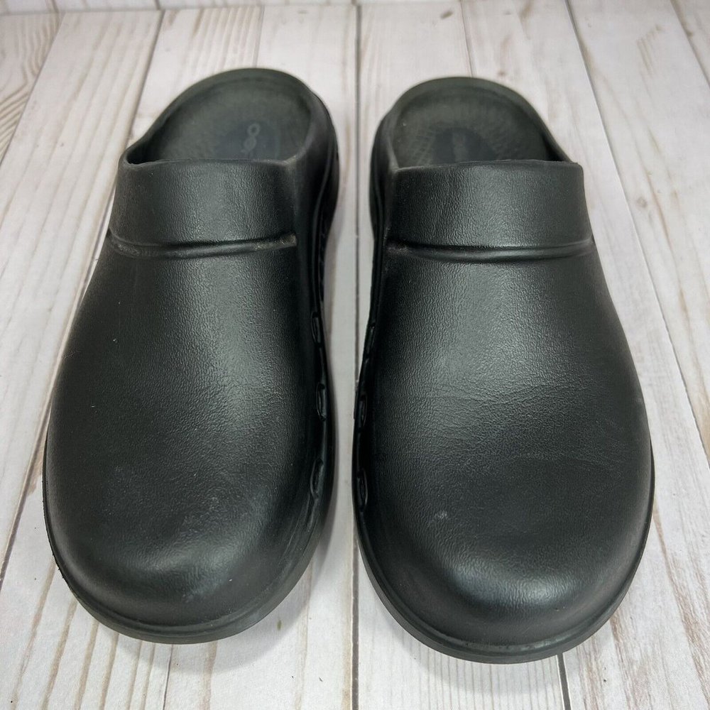 Oofos Oocloog Recovery Clogs Black Slides Womens … - image 3